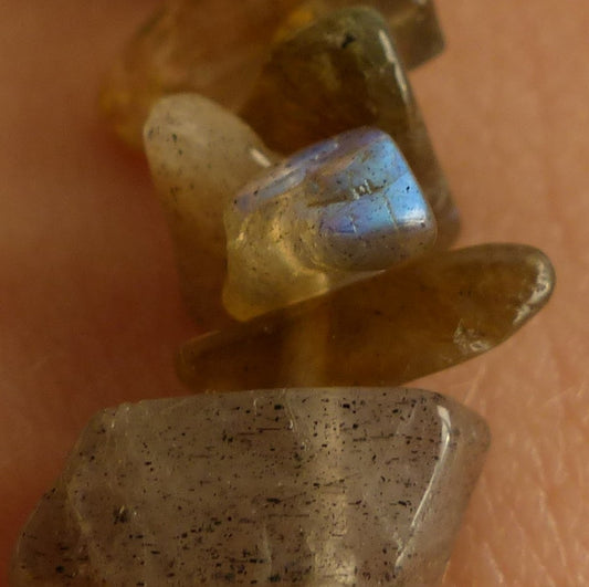 Bracelet chips - Labradorite - Protection