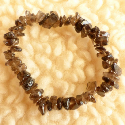 Bracelet chips - Quartz fumé - Ancrage