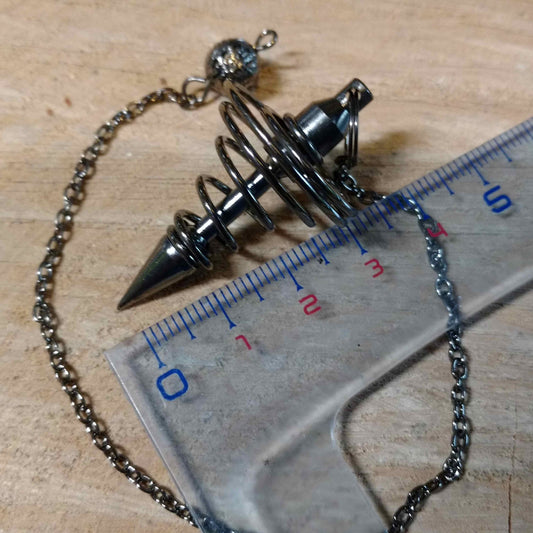 Pendule spirale - Laiton noir