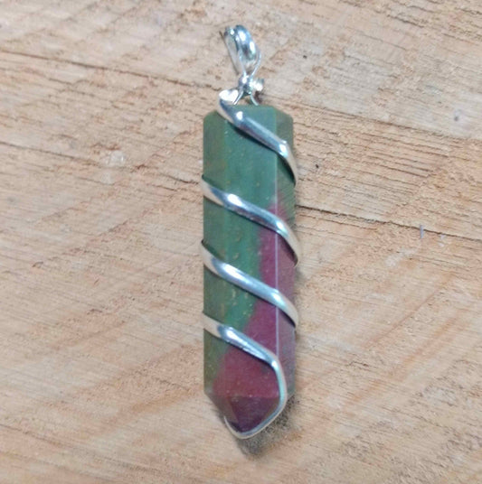 Pierre roulée Héliotrope (Jaspe sanguin)