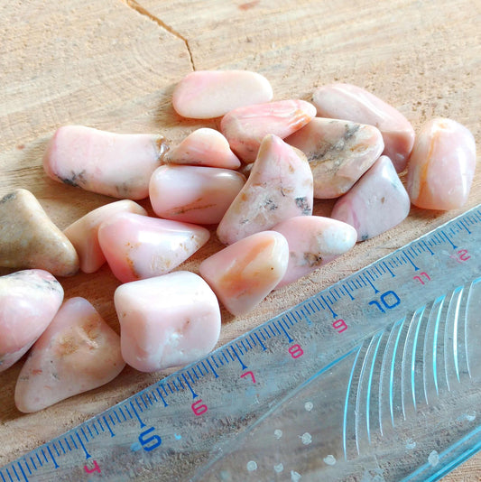 Pierre roulée - Opale rose - Ouverture du coeur