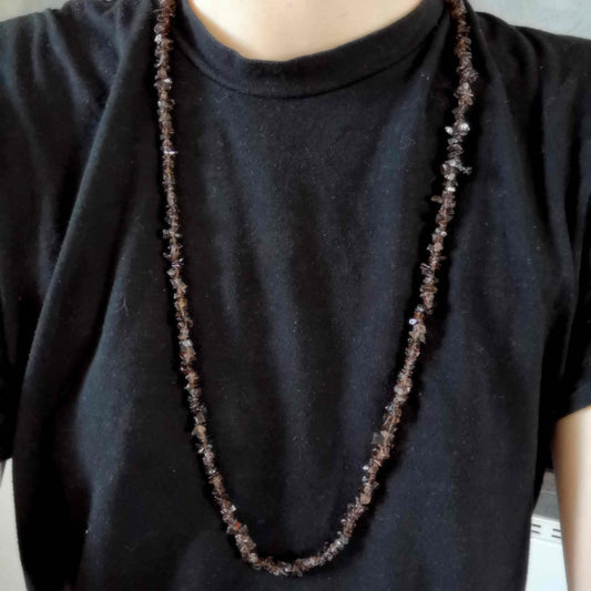 Collier - Quartz fumé - Ancrage