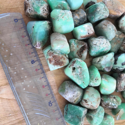 Pierre roulée - Chrysoprase - Lâcher-prise