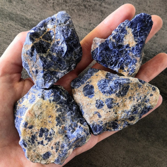 Pierre brute - Sodalite orange - Clarté mentale