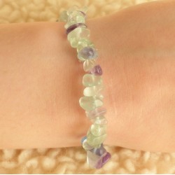 Bracelet Fluorite Arc-en-ciel ~ Sagesse