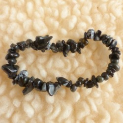 Bracelet Obsidienne flocon ~ Introspection douce