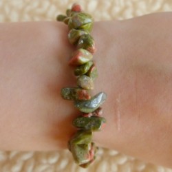 Bracelet Unakite (Epidote) ~ Force tranquille