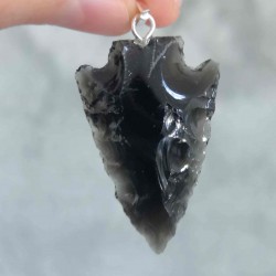 Pendentif en Obsidienne noire ~ Protection