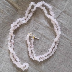 Collier de Quartz rose ~ Douceur