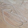 Chaîne serpent en argent 925 (75cm)