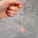 Pendule Séphoroton en Quartz rose