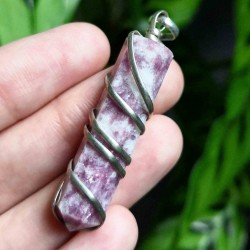 Pendentif Lépidolite ~ Paix intérieure