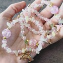 Bracelet de Jade néphrite - Dauphin rose