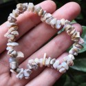 Bracelet Opale noble blanche ~ Créativité