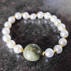 Bracelet de Vésuvianite ~ Écoute de soi