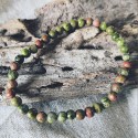 Bracelet Unakite (Epidote) ~ Force tranquille