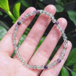 Bracelet Fluorite Arc-en-ciel ~ Sagesse