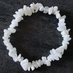 Bracelet de Péristérite (labradorite blanche) ~ Intuition