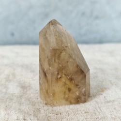 Pointe de Quartz fumé de Madagascar