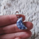 Pendentif lune de sodalite ~ Intuition