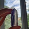 Pointe de Fluorite multicolore