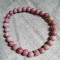 Bracelet Rhodonite 6mm ~ Amour-propre