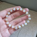 Bracelet Pierre de lune blanche ~ Médiumnité