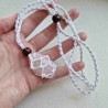 Collier en tissu pour pierre roulée (2 à 3cm)