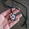 Collier en tissu pour pierre roulée (2 à 3cm)
