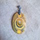 Pendentif Jaspe Bumblebee (Bourdon) ~ Introspection solaire