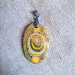 Pendentif Jaspe Bumblebee ~ Plexus solaire