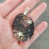 Pendentif Shungite et résine ~ Protection