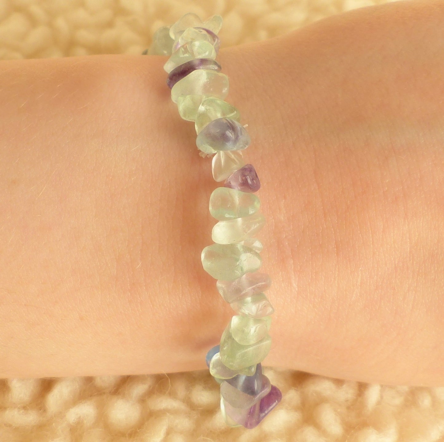 Bracelet Fluorite Arc-en-ciel ~ Sagesse