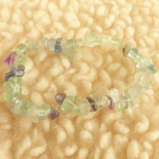 Bracelet Fluorite Arc-en-ciel ~ Sagesse