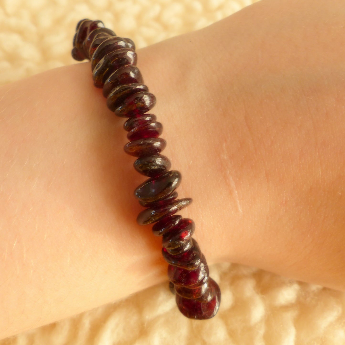 Bracelet Grenat almandin ~ Force