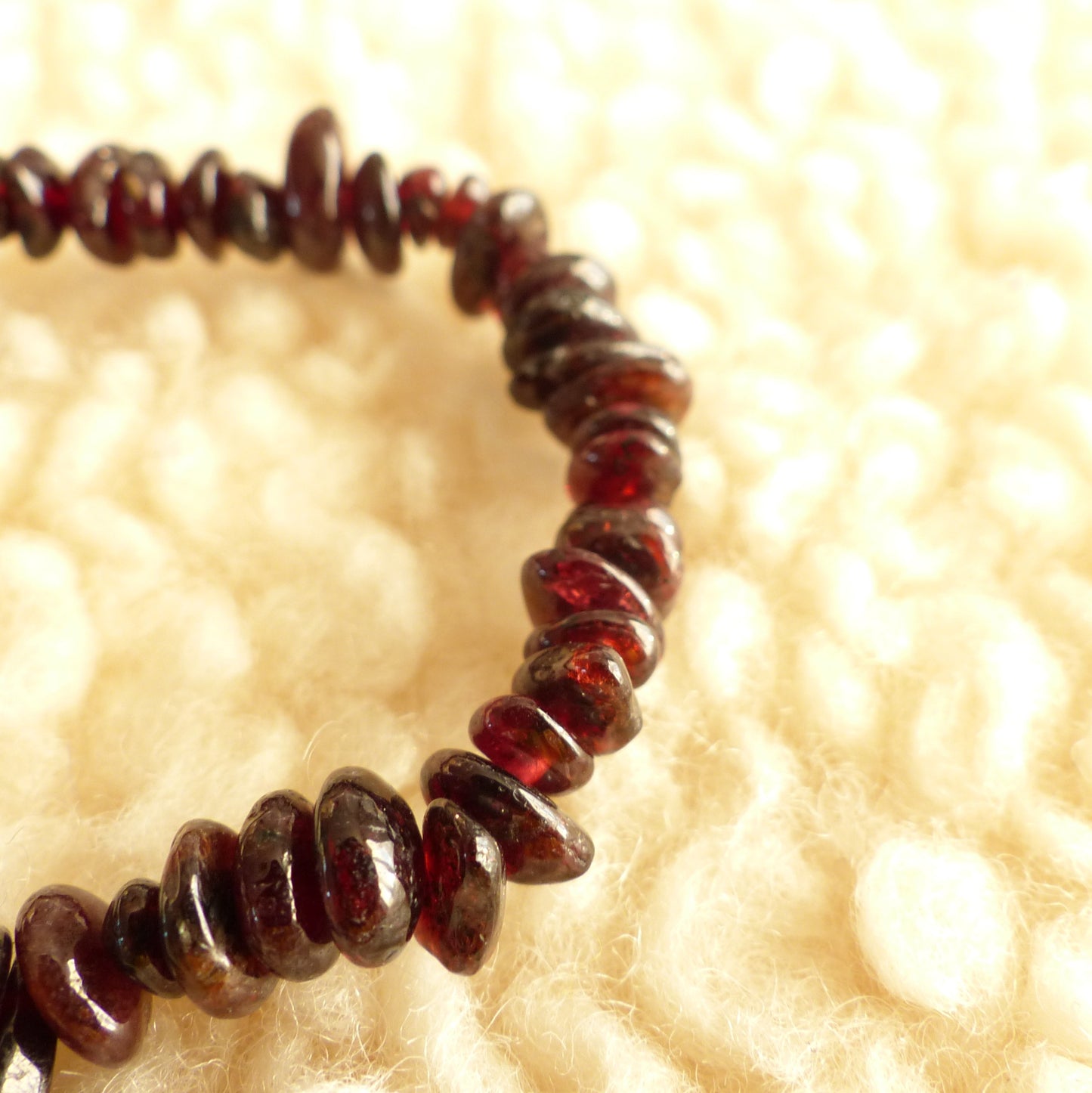 Bracelet Grenat almandin ~ Force