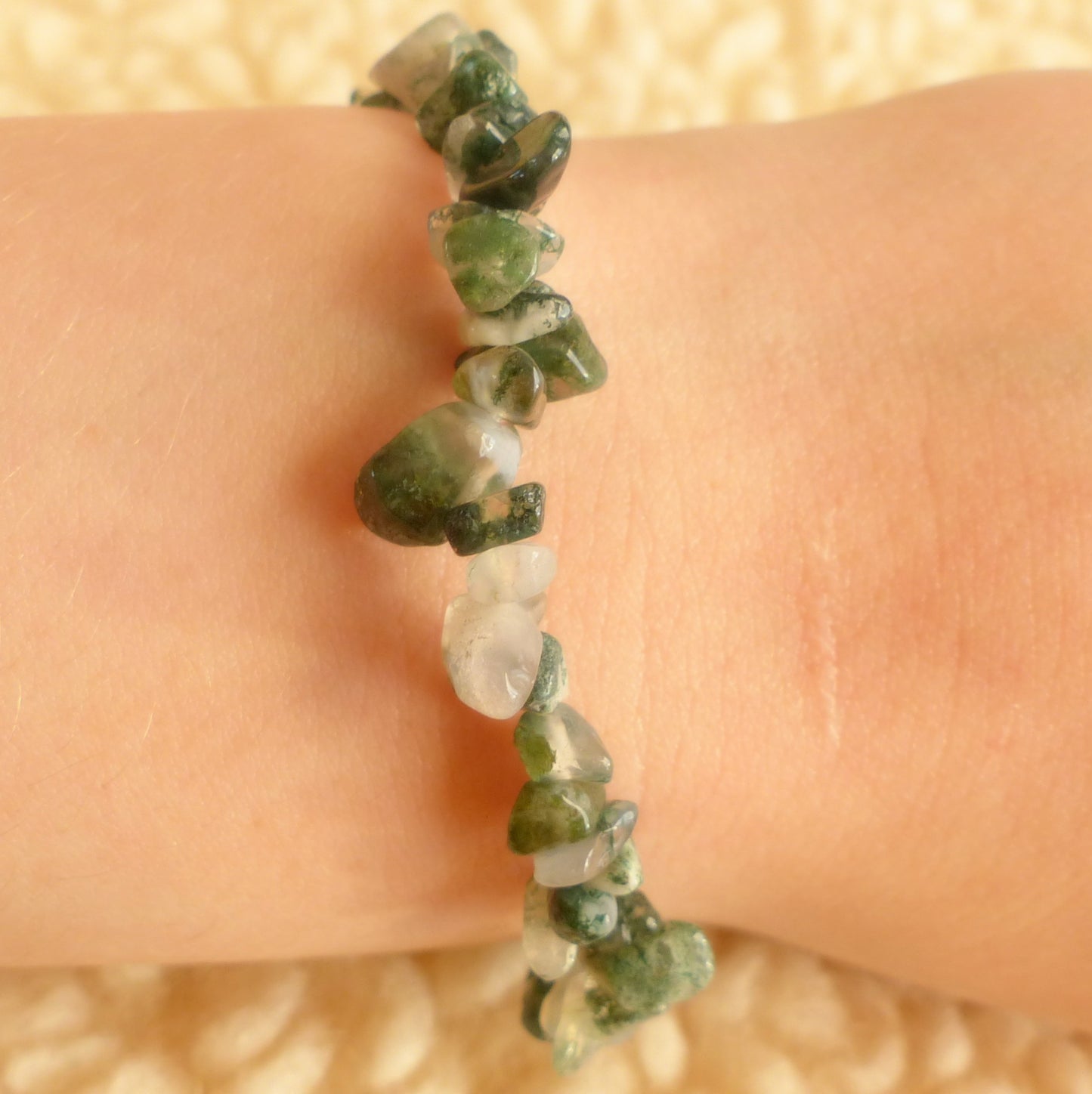 Bracelet Agate Mousse ~ Régénération