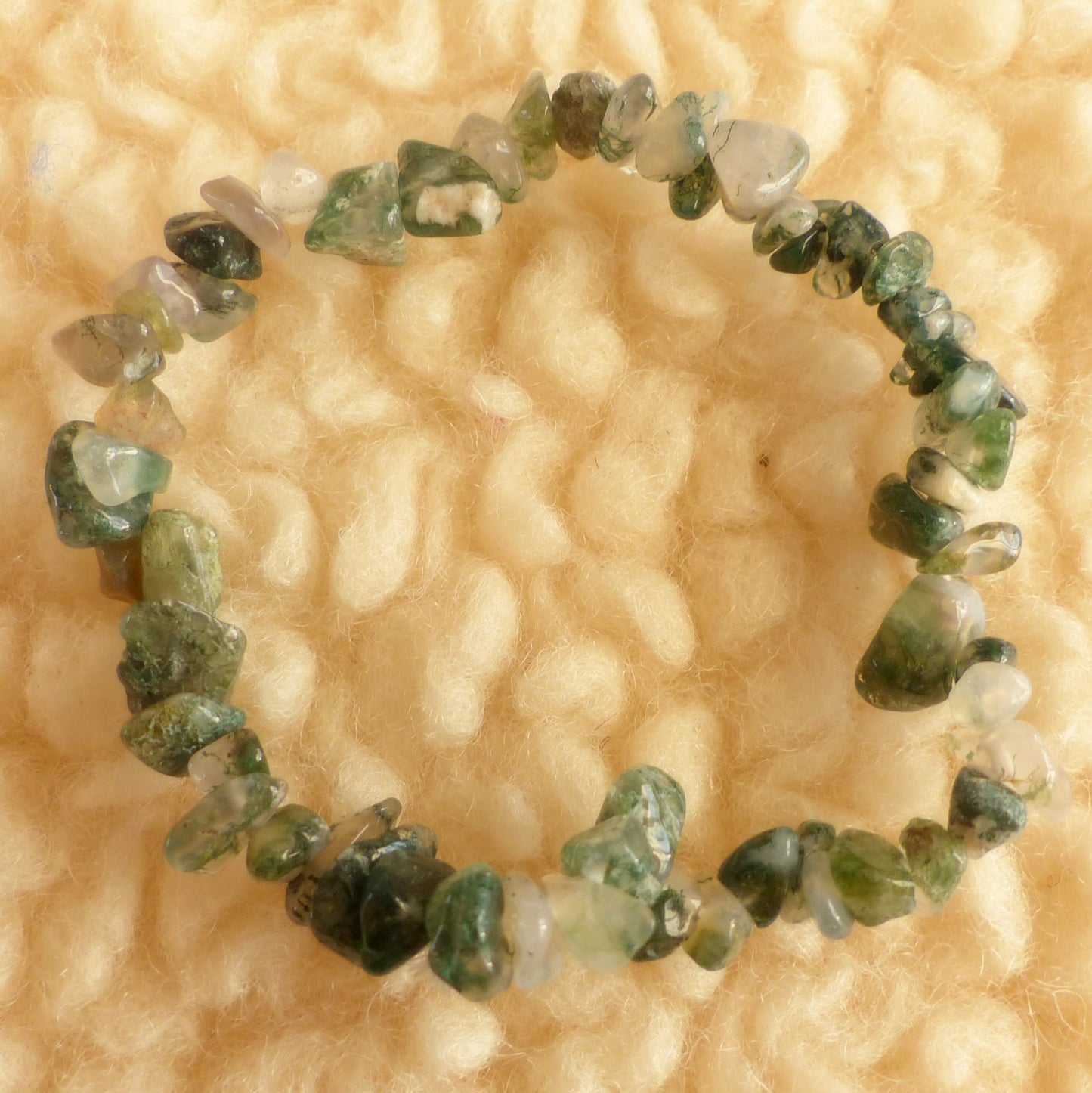 Bracelet Agate Mousse ~ Régénération
