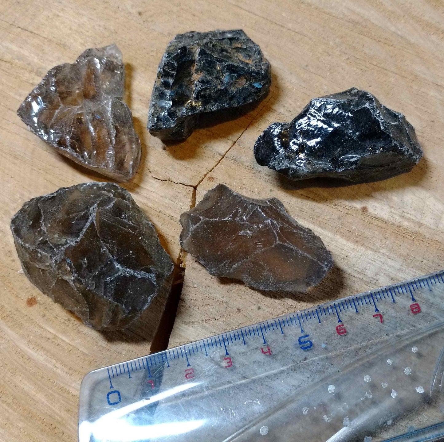 Quartz fumé brut (3-4cm) ~ Ancrage