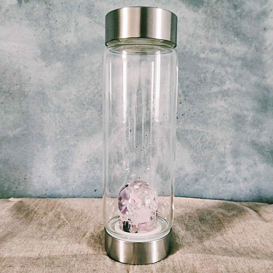 Gourde en verre pour élixirs minéraux - Vitajuwel