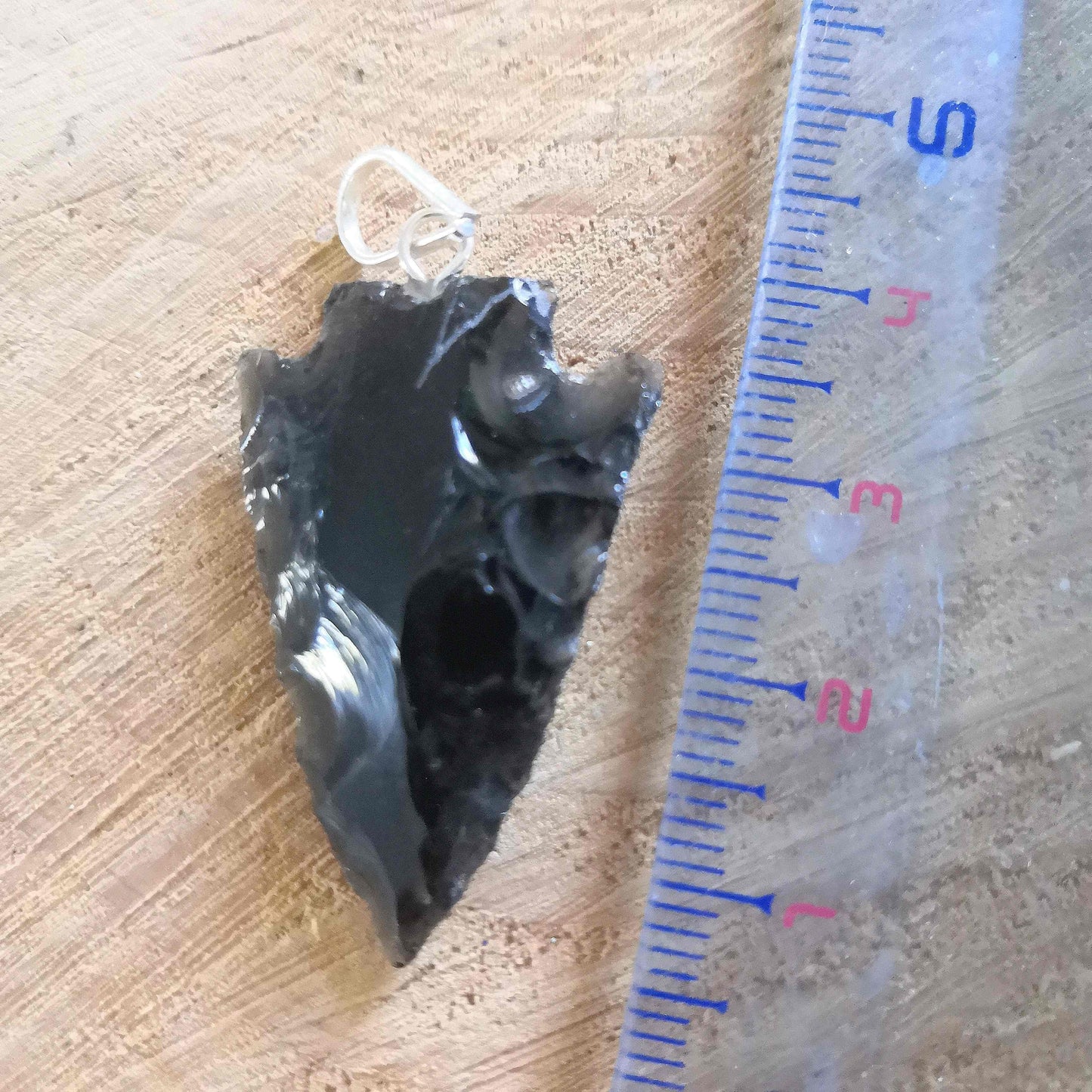 Pendentif en Obsidienne noire ~ Protection