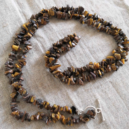 Collier d'Oeil de tigre ~ Confiance en soi