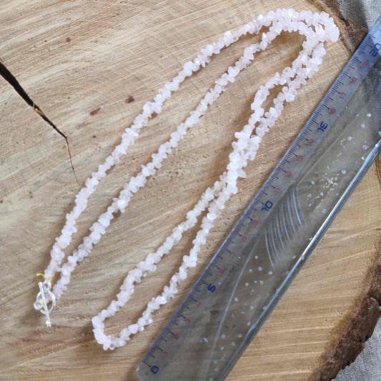 Collier de Quartz rose ~ Douceur