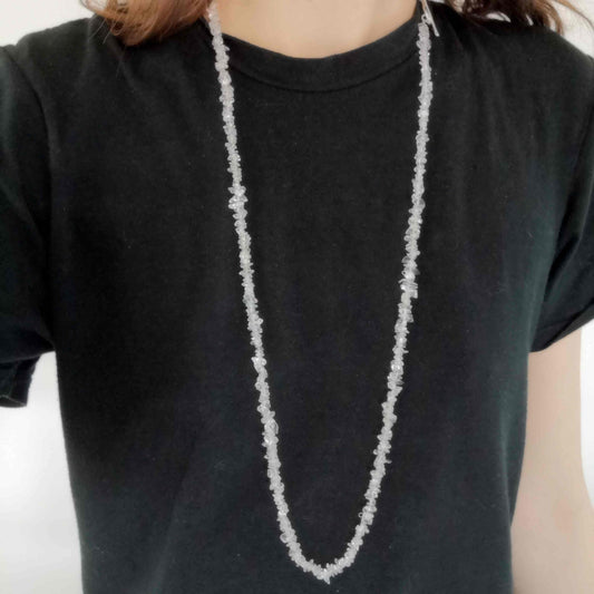 Collier de Cristal de roche ~ Circulation des énergies
