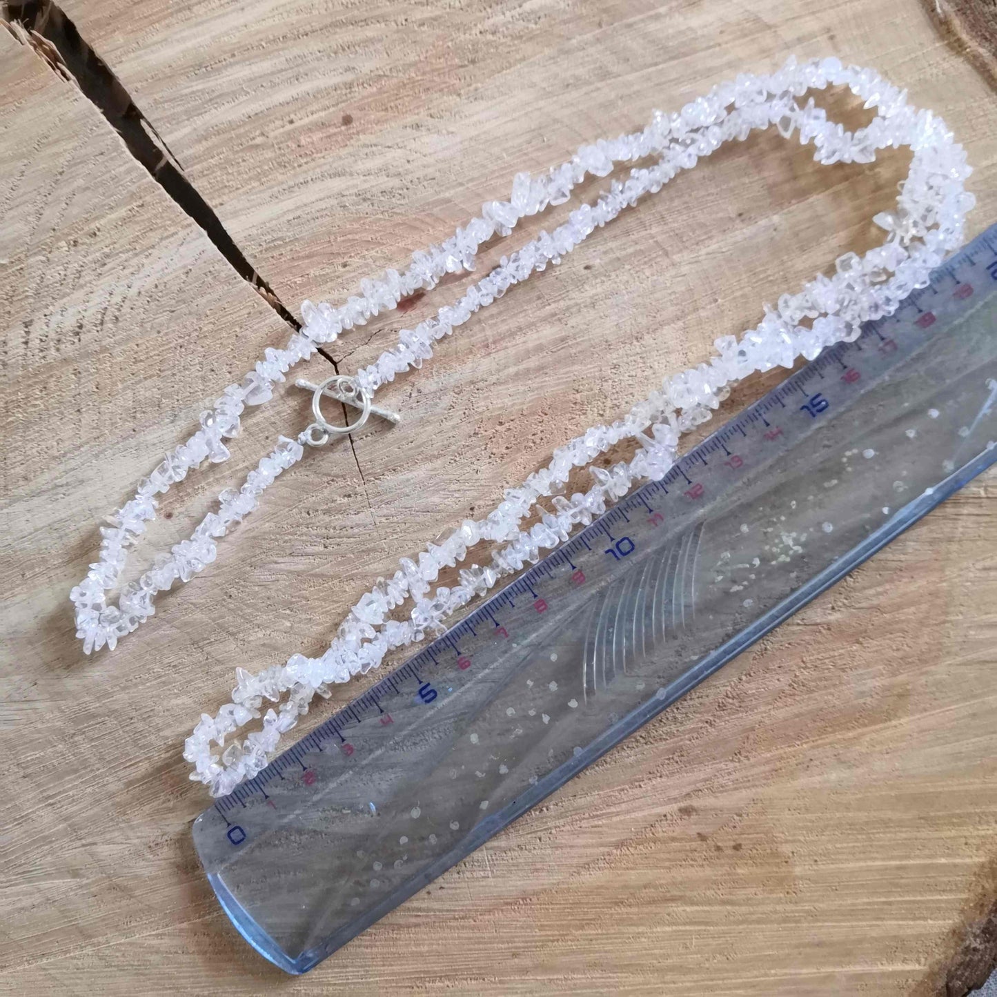 Collier de Cristal de roche ~ Circulation des énergies