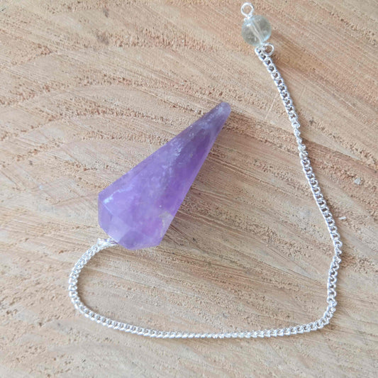 Pendule Triangle en Améthyste