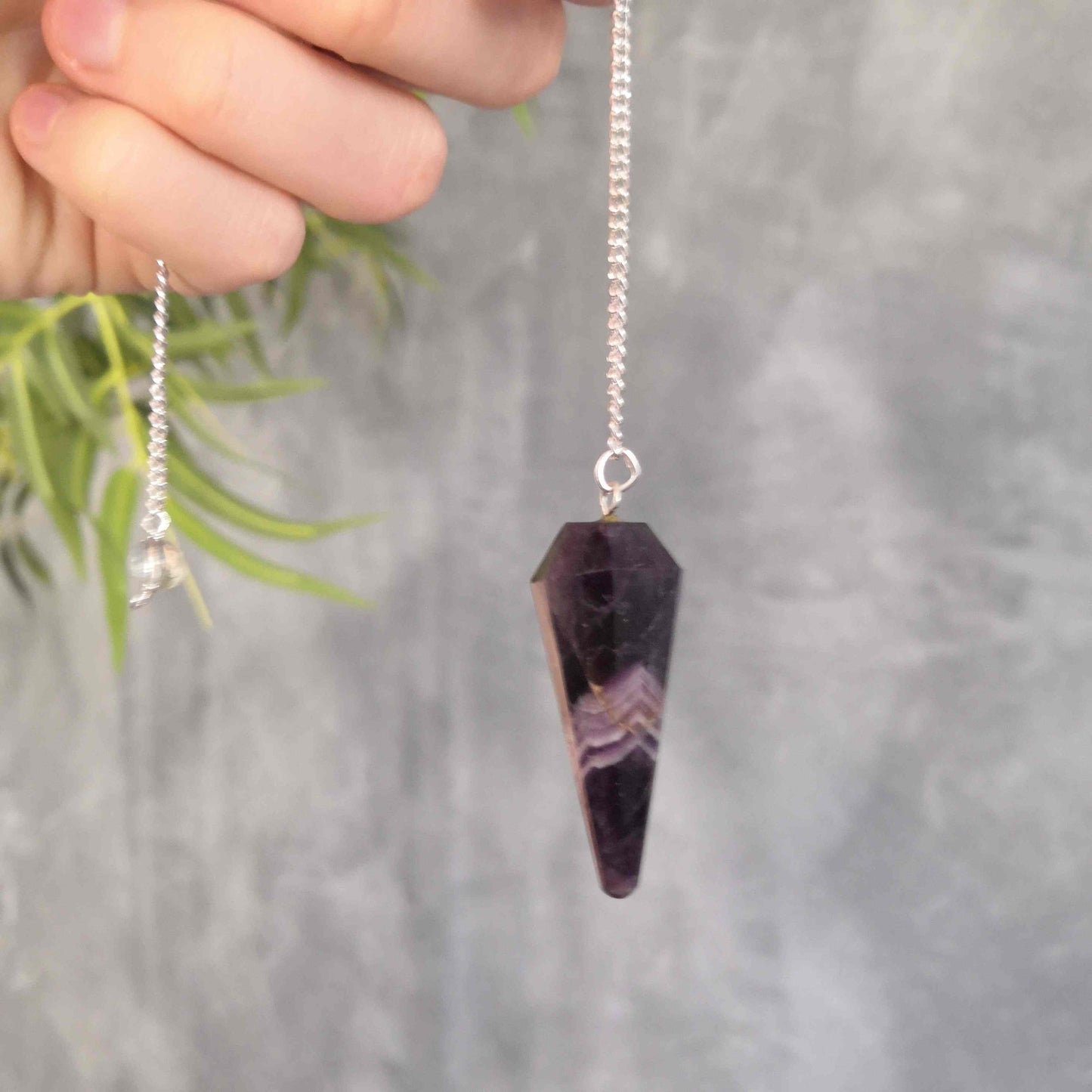 Pendule Triangle en Améthyste