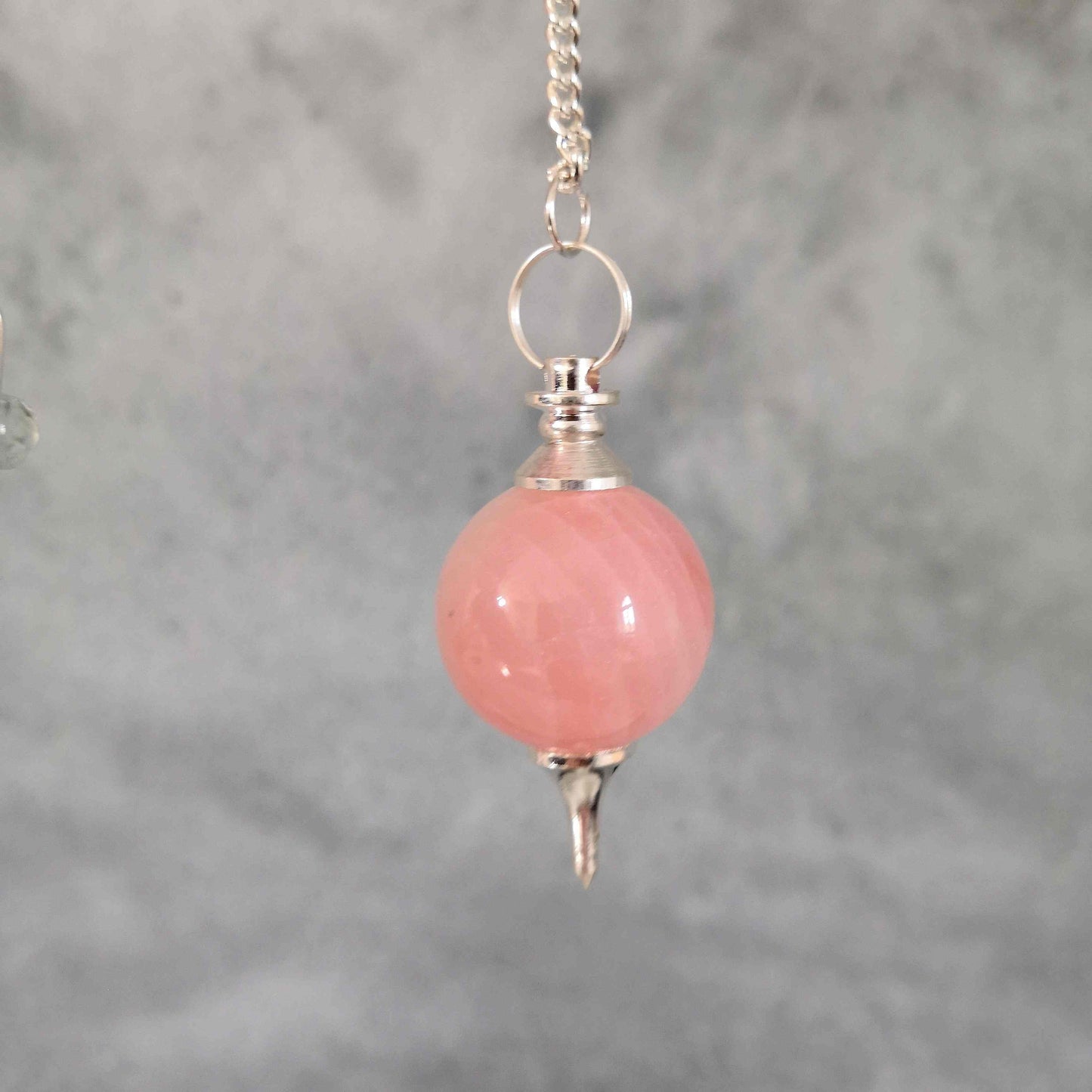 Pendule Séphoroton en Quartz rose