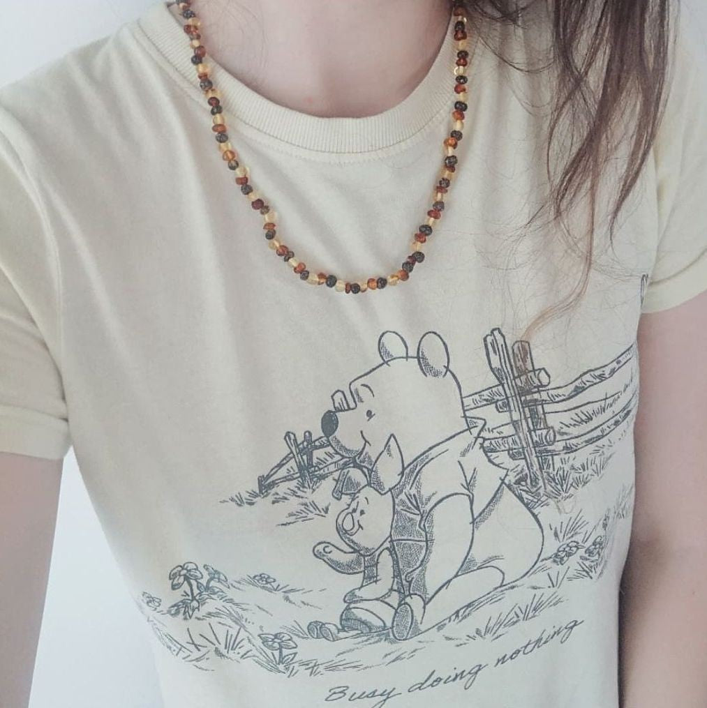 Collier d'Ambre multicolore (55cm)