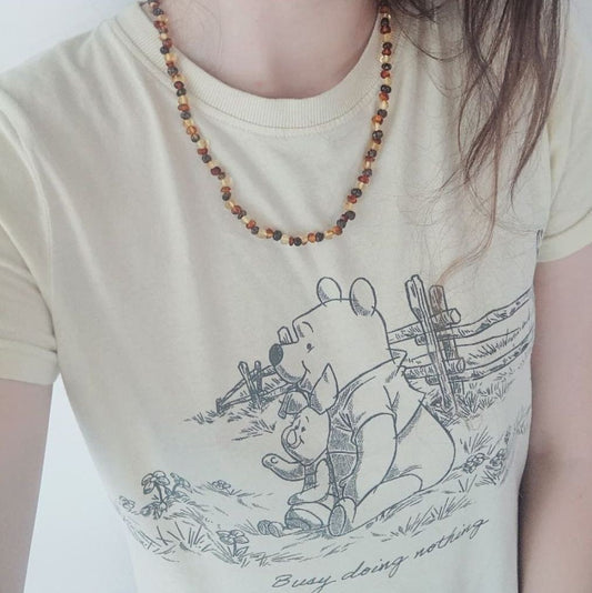 Collier d'Ambre multicolore (55cm)